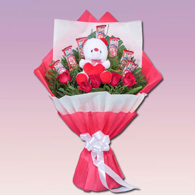 "Red Roses with Kit.. - Click here to View more details about this Product